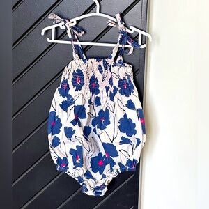 Girls floral romper. Size 12m. Great condition!